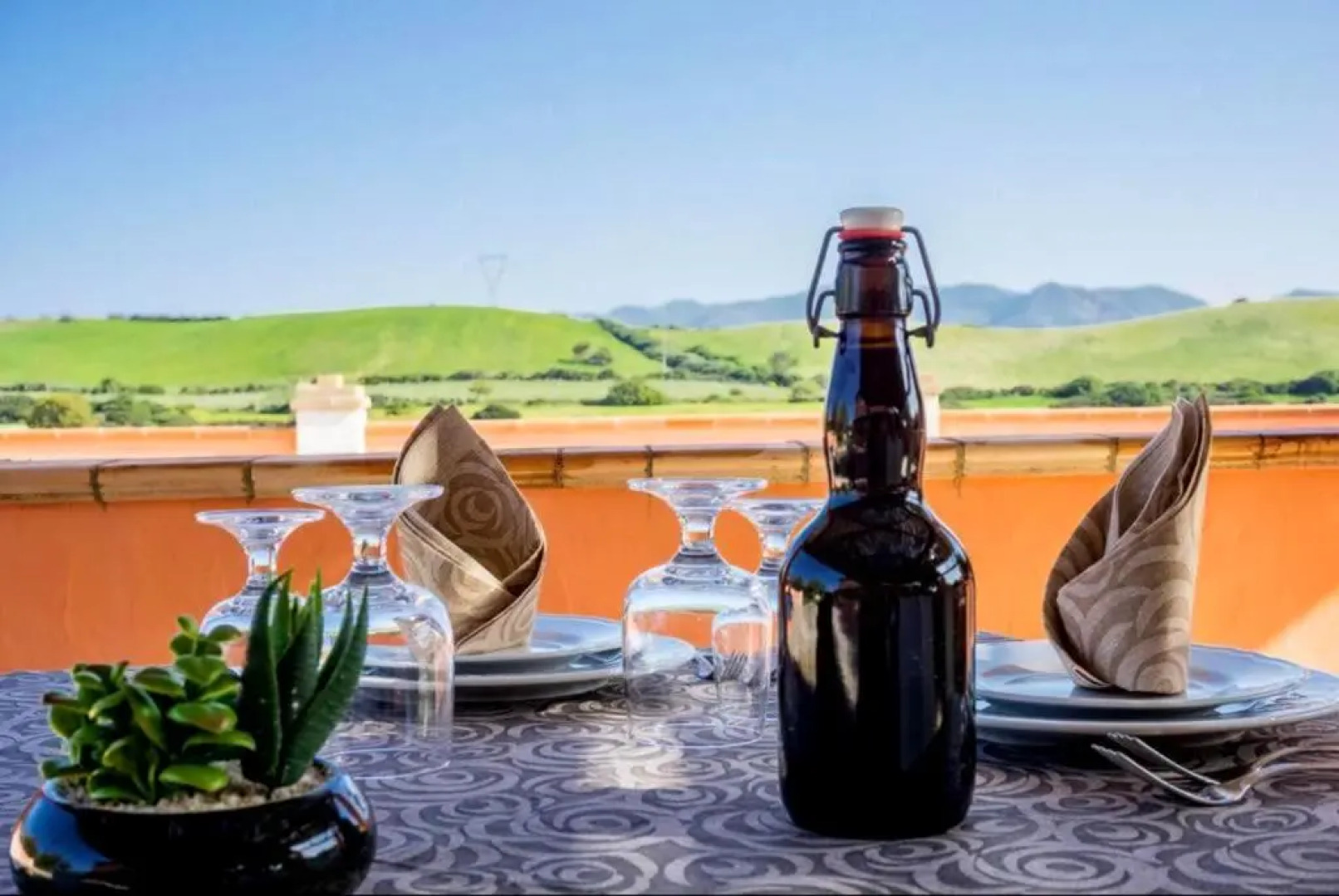 2 bedrooms appartement with shared pool enclosed garden and wifi at Gonnesa 4 km away from the beach