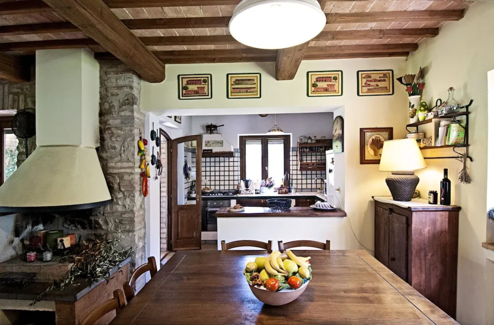 Casale Chimneys Immersed in Olive Trees
