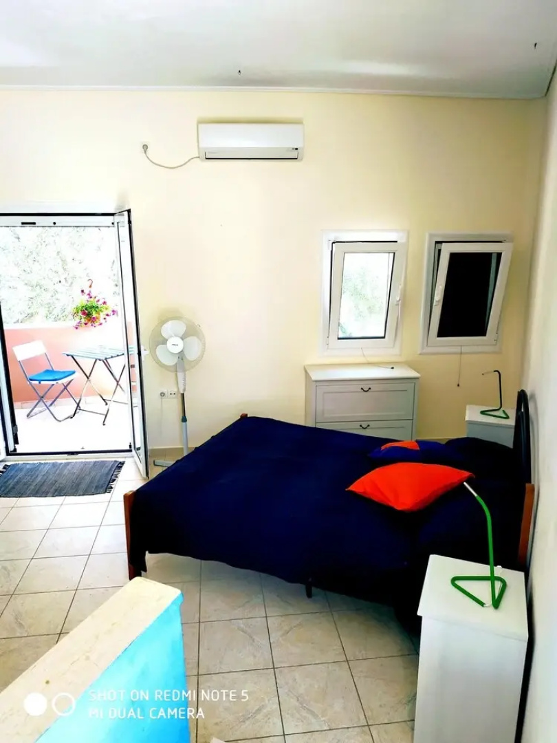Studio in Lakka, With Wonderful sea View, Shared Pool and Furnished Terrace Near the Beach