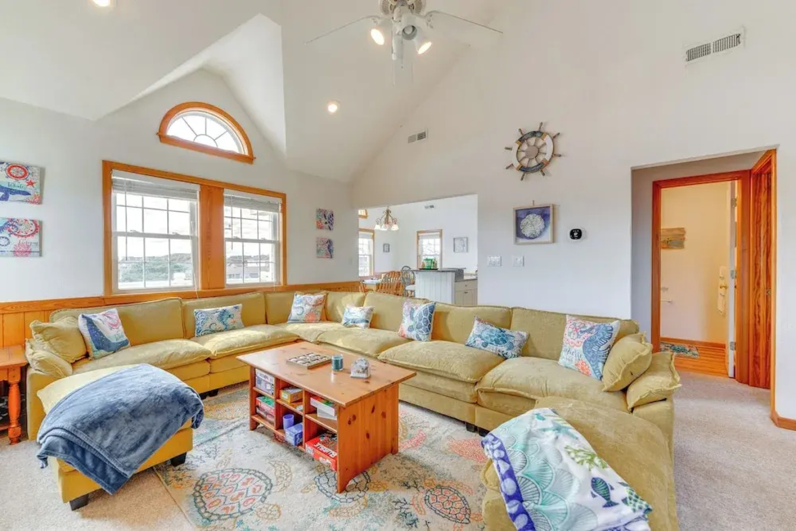 Walk to Pier: Spacious Coastal Home!