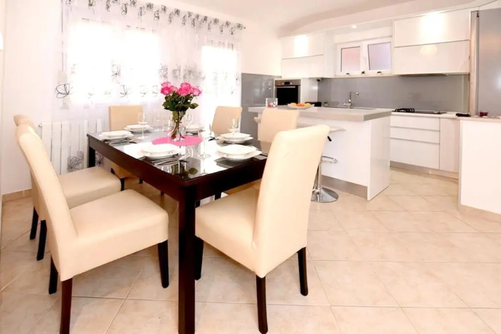 Villa with 4 bedrooms in Solin with wonderful sea view private pool enclosed garden 5 km from the beach