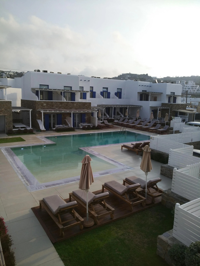 Blue and White Suites