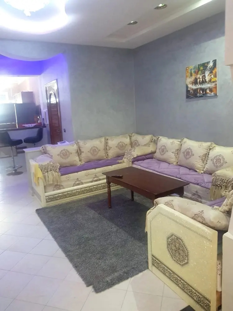 Apartment with 2 Bedrooms in Mohammédia, with Wonderful Sea View, Pool Access, Furnished Garden - 200 M From the Beach