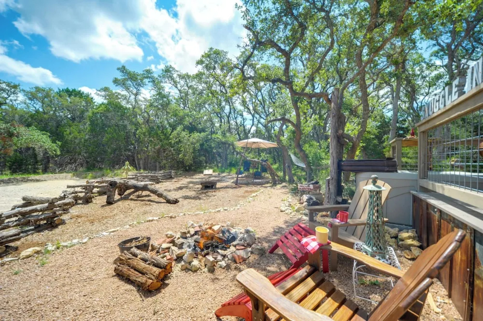 Snuggle Inn Wimberley Cabin w/ Fire Pit + Deck