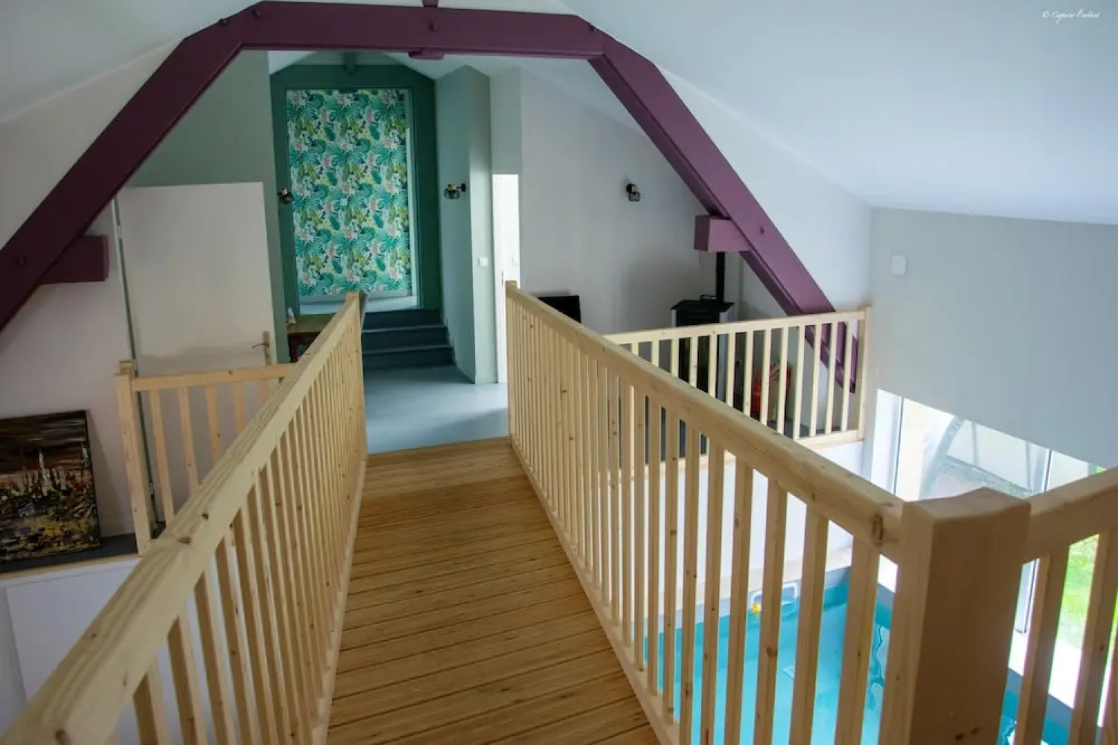 Villa With 5 Bedrooms in Panissières, With Indoor Pool, Enclosed Garden and Wifi - 56 km From the Slopes