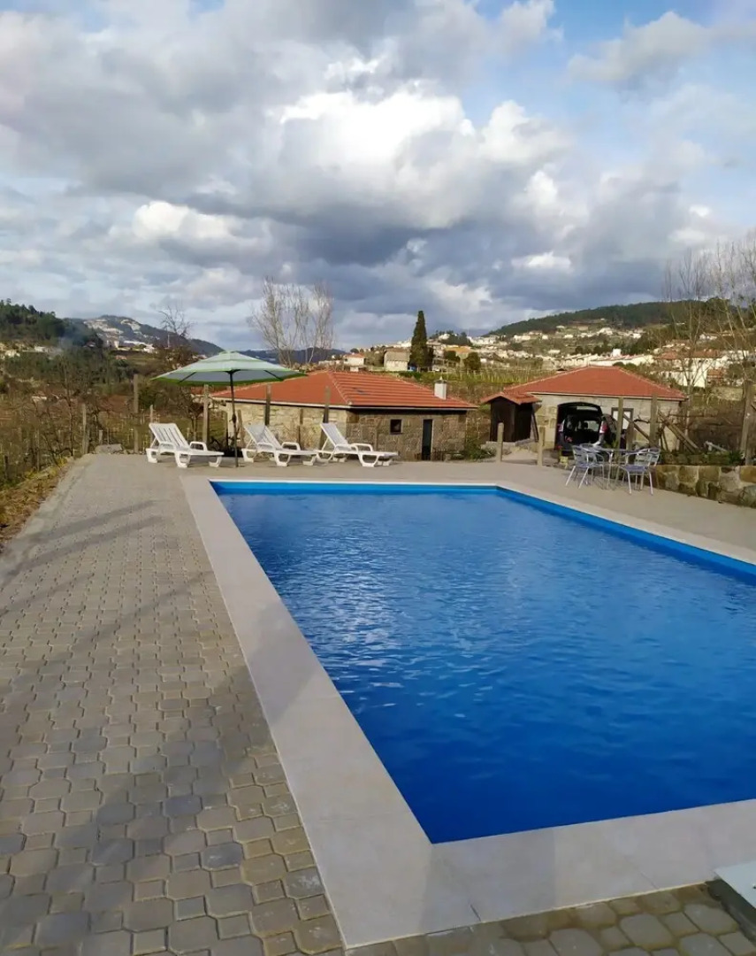 House with One Bedroom in Fornos, with Wonderful Mountain View, Shared Pool, Furnished Balcony
