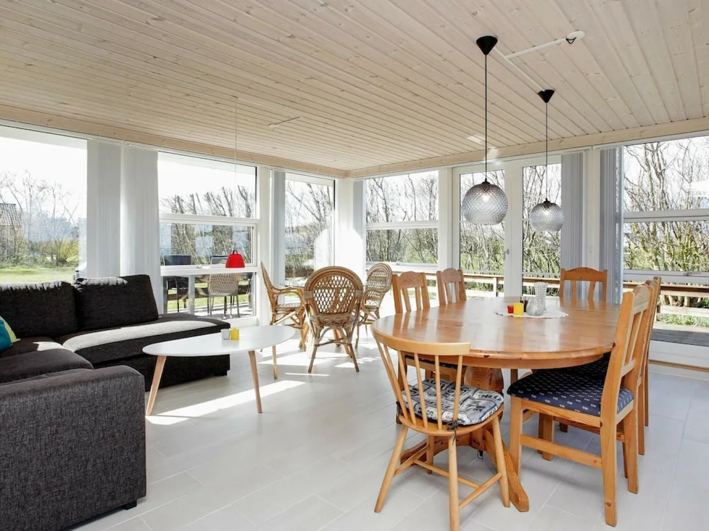 Bright Holiday Home in Vinderup With Terrace