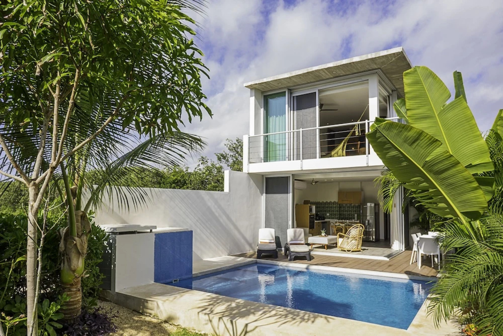 Villa 34 Bohemian Chic Style Villa, 2 min to Private Cenote