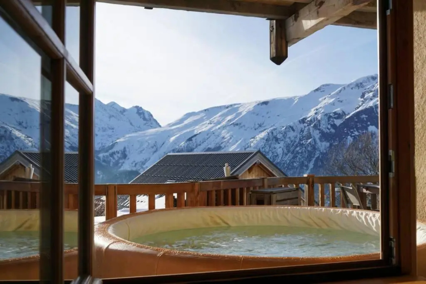 Chalet 4* hammam sauna jacuzzi panorama
