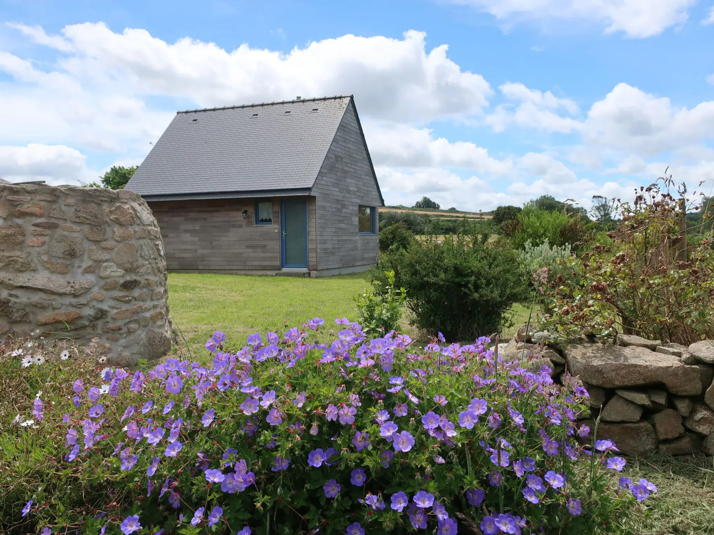 Wooden House in Brittany Near Sandy Beach