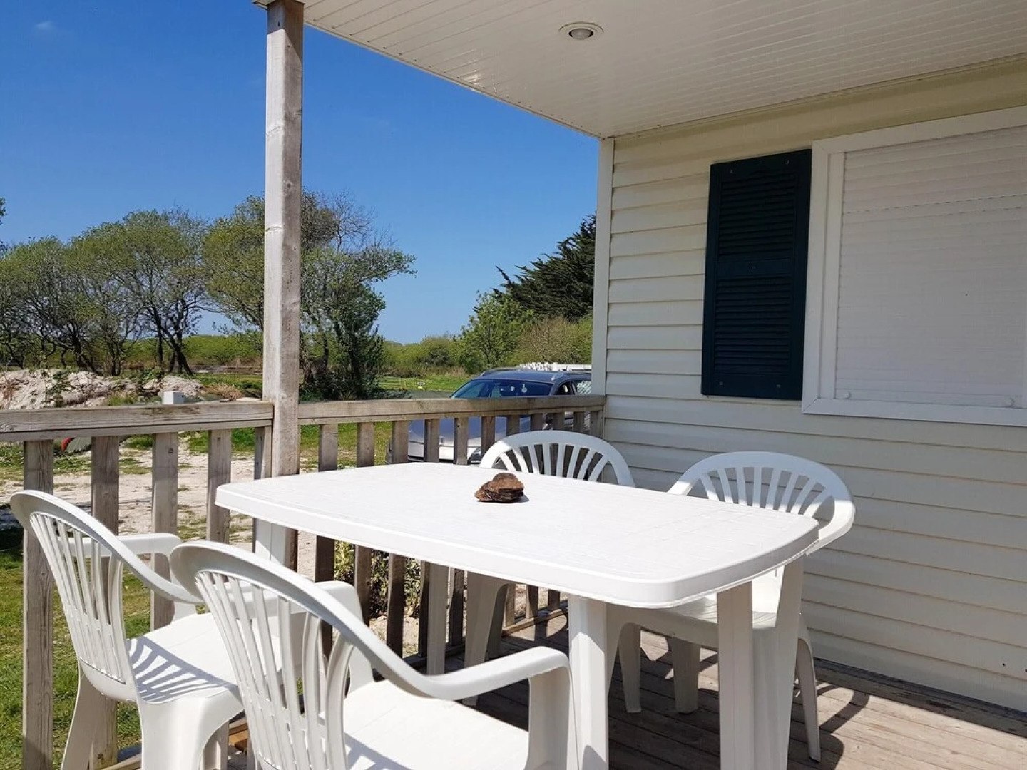 Bungalow With 2 Bedrooms in Tréflez, With Wonderful sea View and Furni