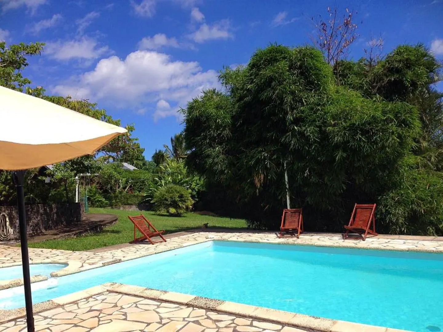 Saint Leu - Chambre 3 épis avec PDJ piscine en pleine nature vue mer - Bardzour