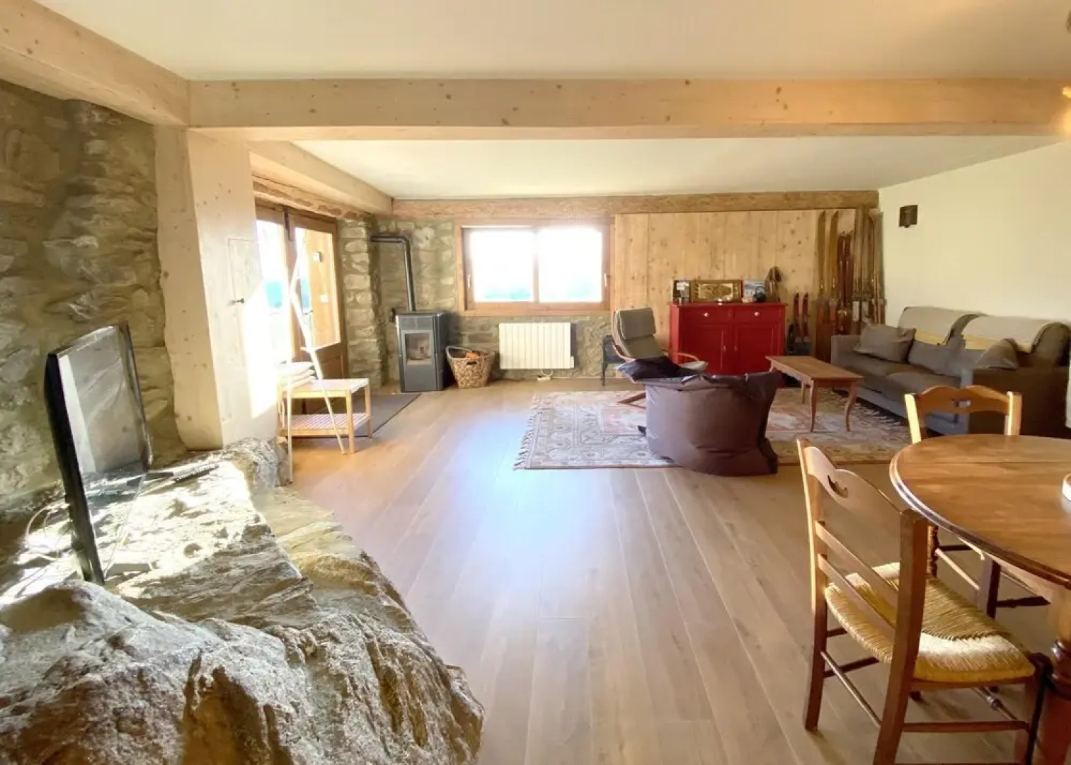 House With 5 Bedrooms in La Llagonne, With Wonderful Mountain View, Furnished Garden and Wifi - 6 km From the Slopes