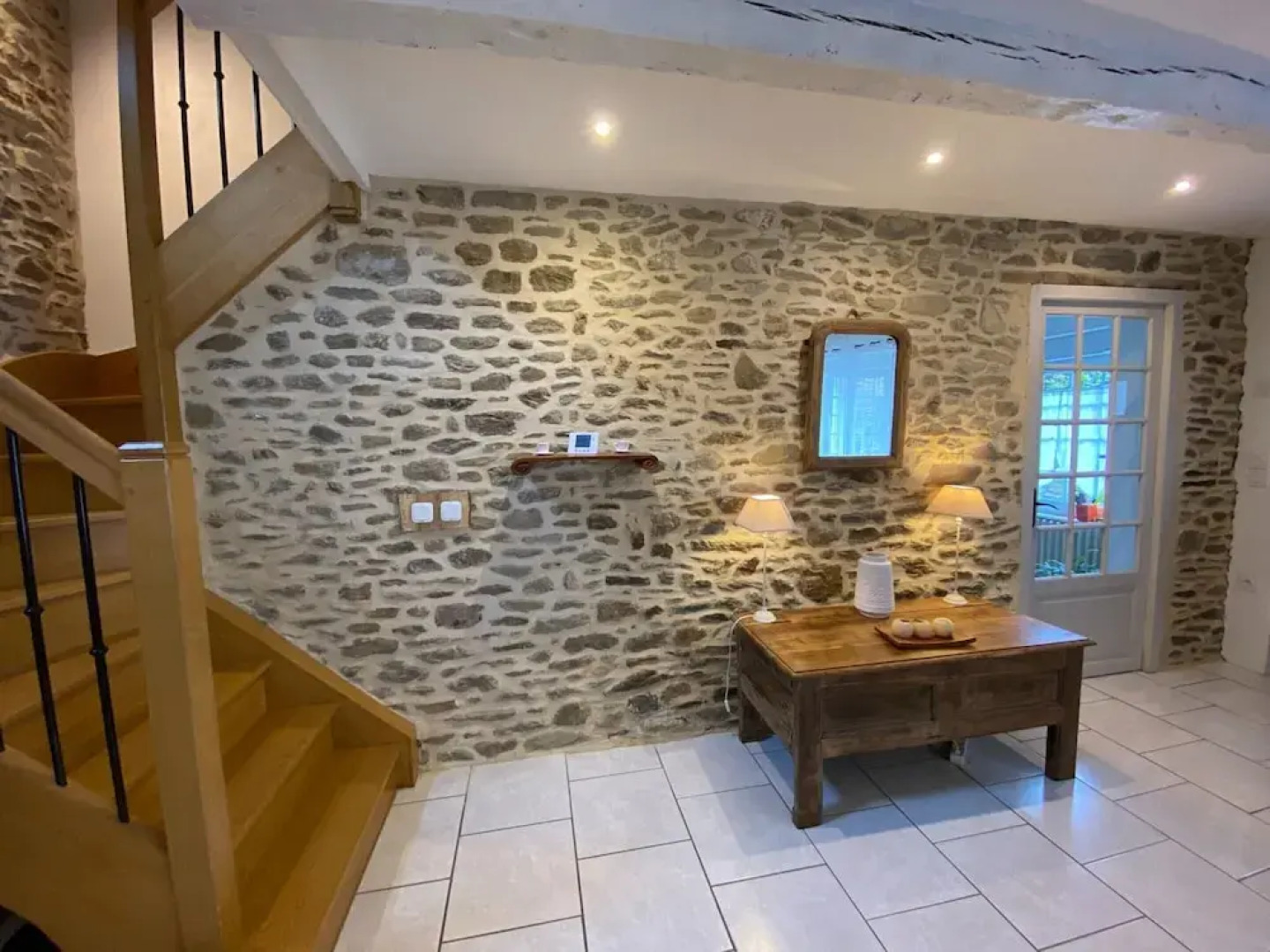 Stone House in Brittany Near Rance River