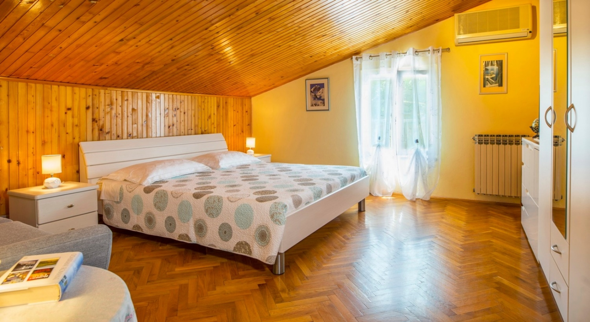 Apartment Gracia - with great view: A3-mansarda Rabac, Istria