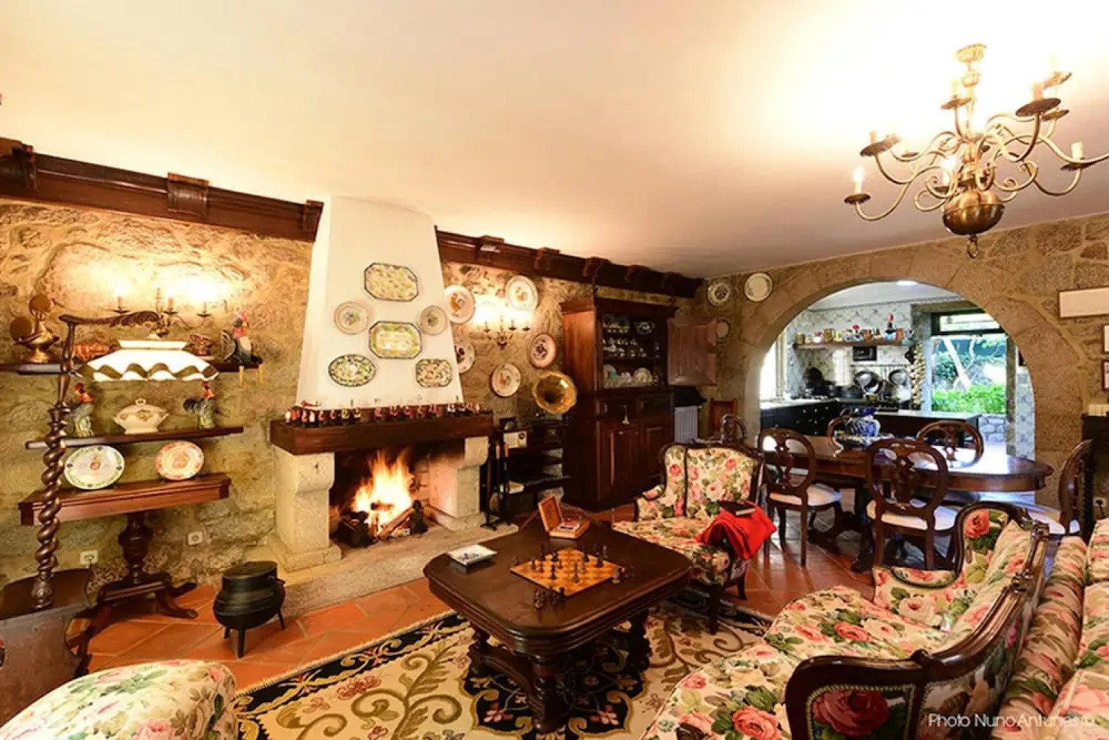 Villa With 3 Bedrooms in Fragoso, With Wonderful Mountain View, Privat