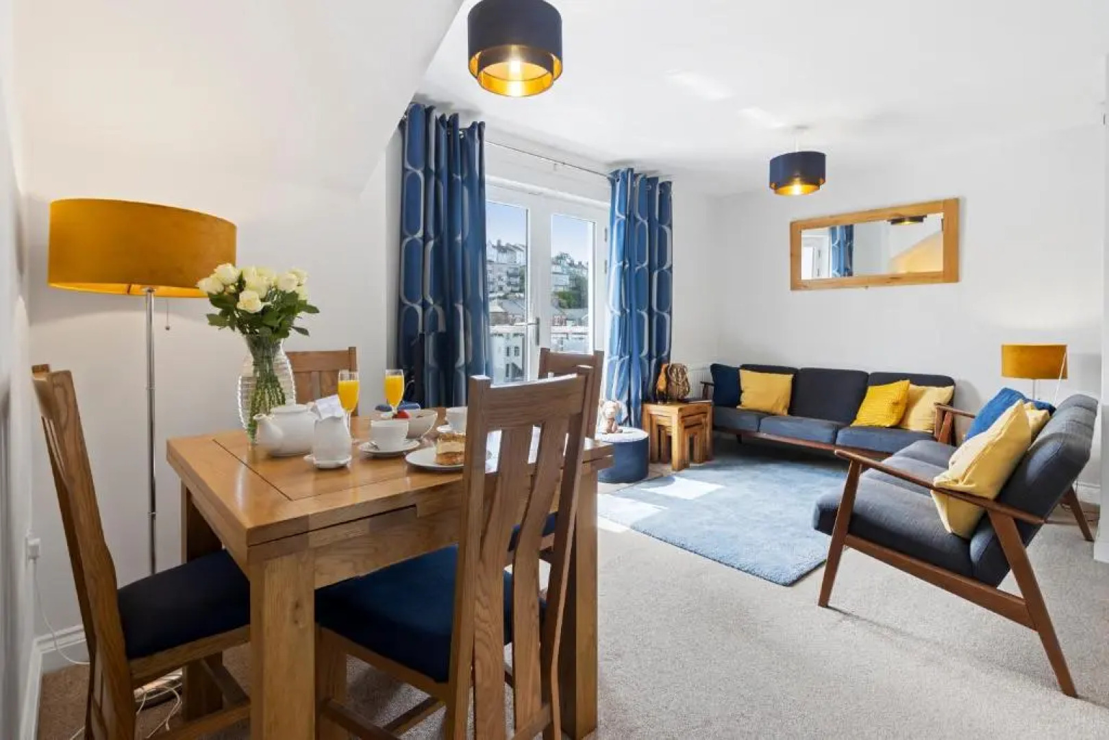 A modern and cosy apartment just yards from Brixham’s bustling harbourside