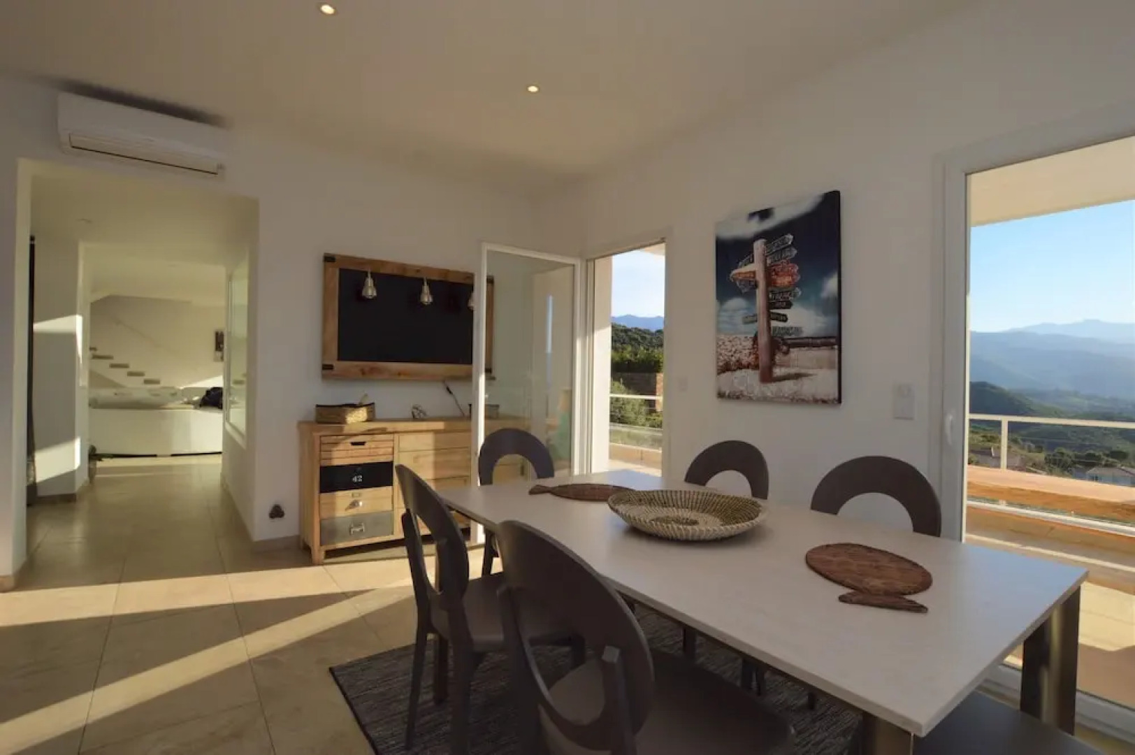 Casa Serena  piscine et vue panoramique