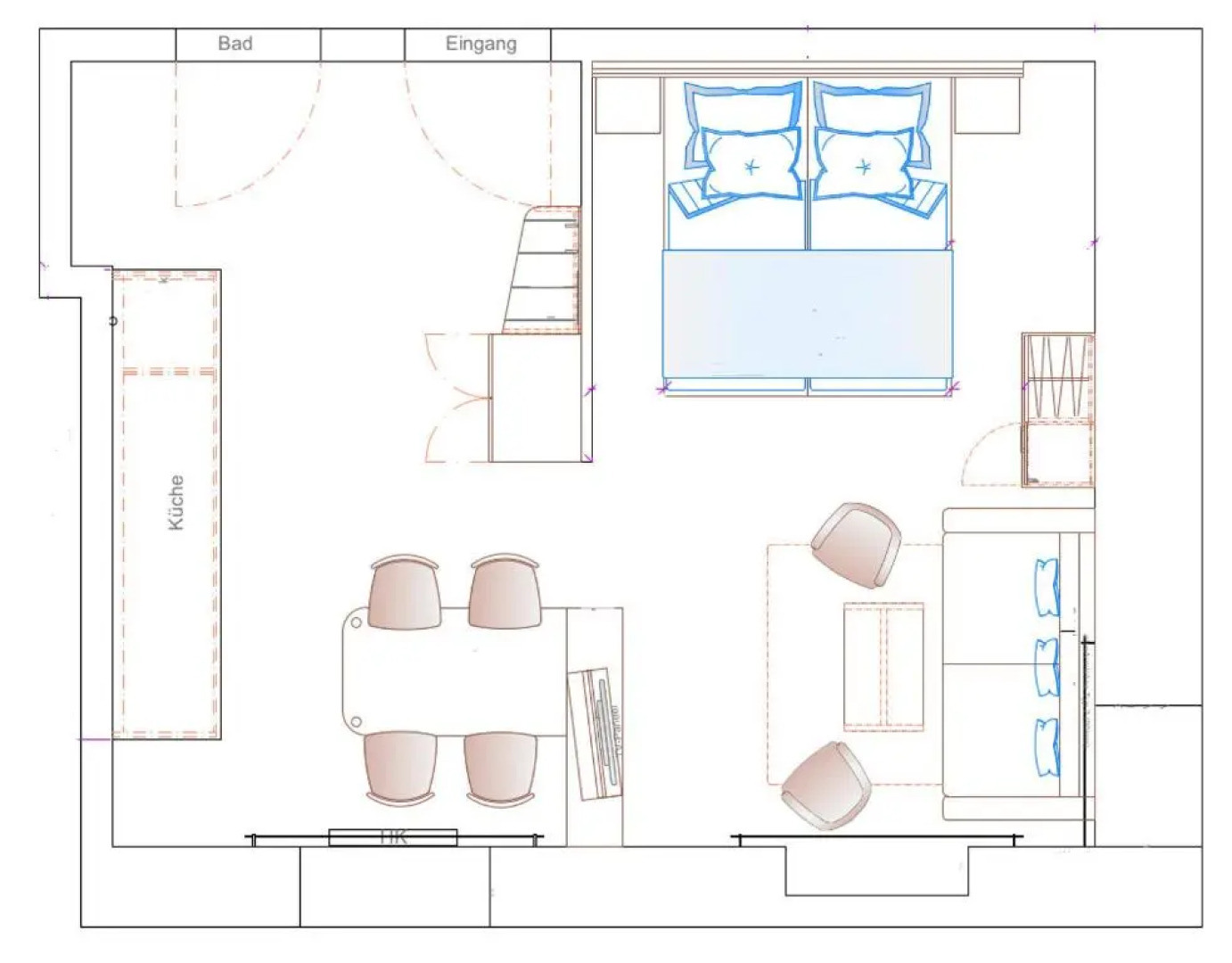 Appartement Katharina 2 Personen Hallein bei Salzburg