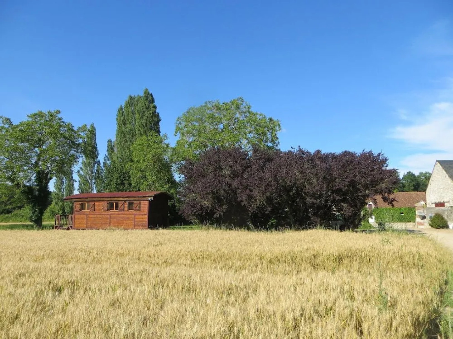 Roulotte à la Ferme de l'Isle