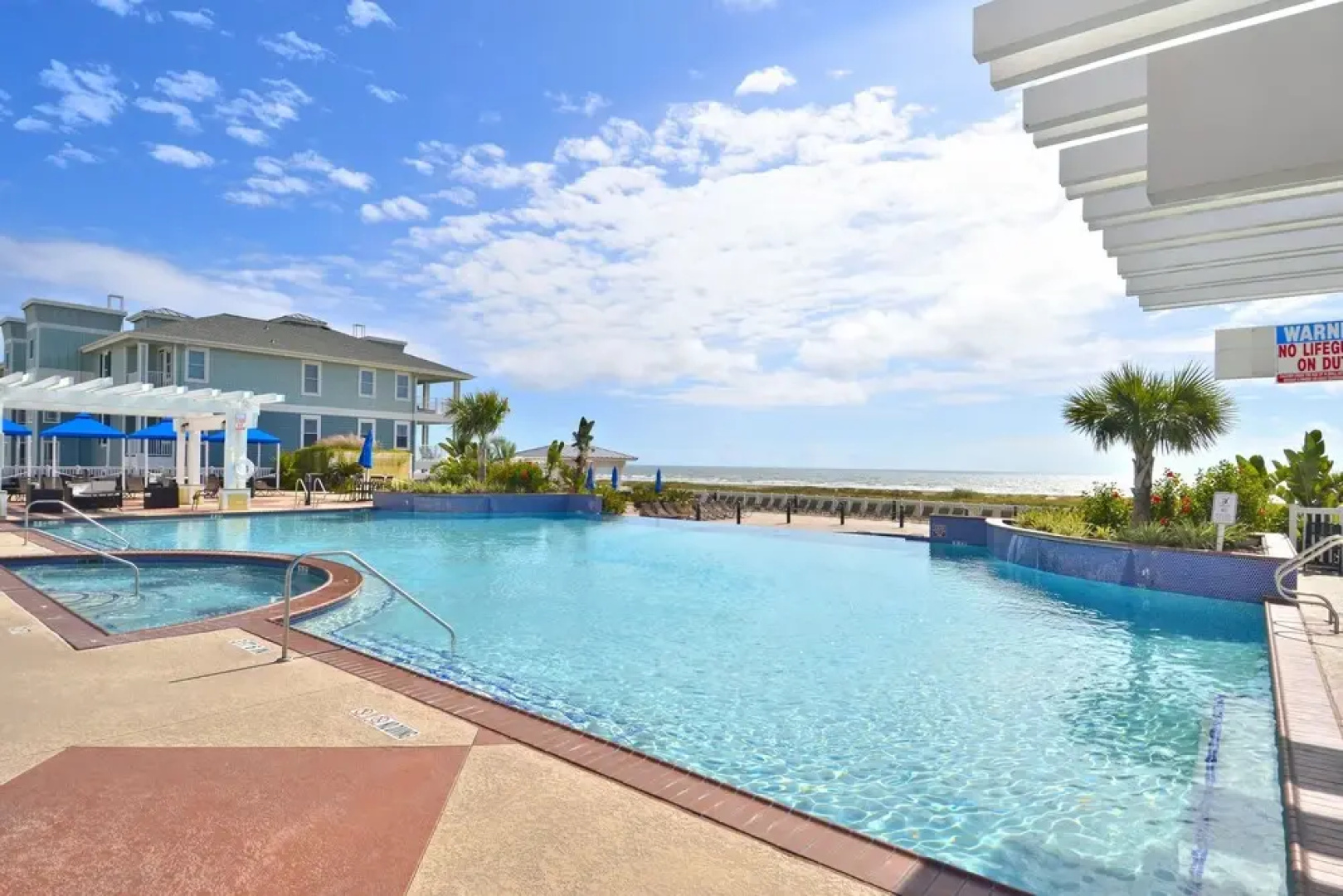 Beachfront Flamingo by RedAwning