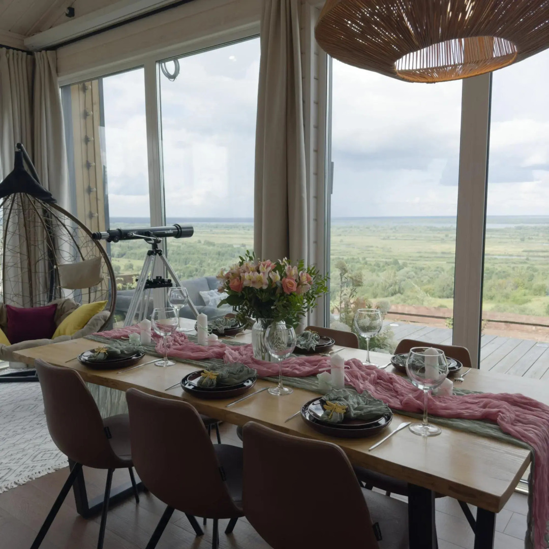 Дом с панорамным видом на Волгу