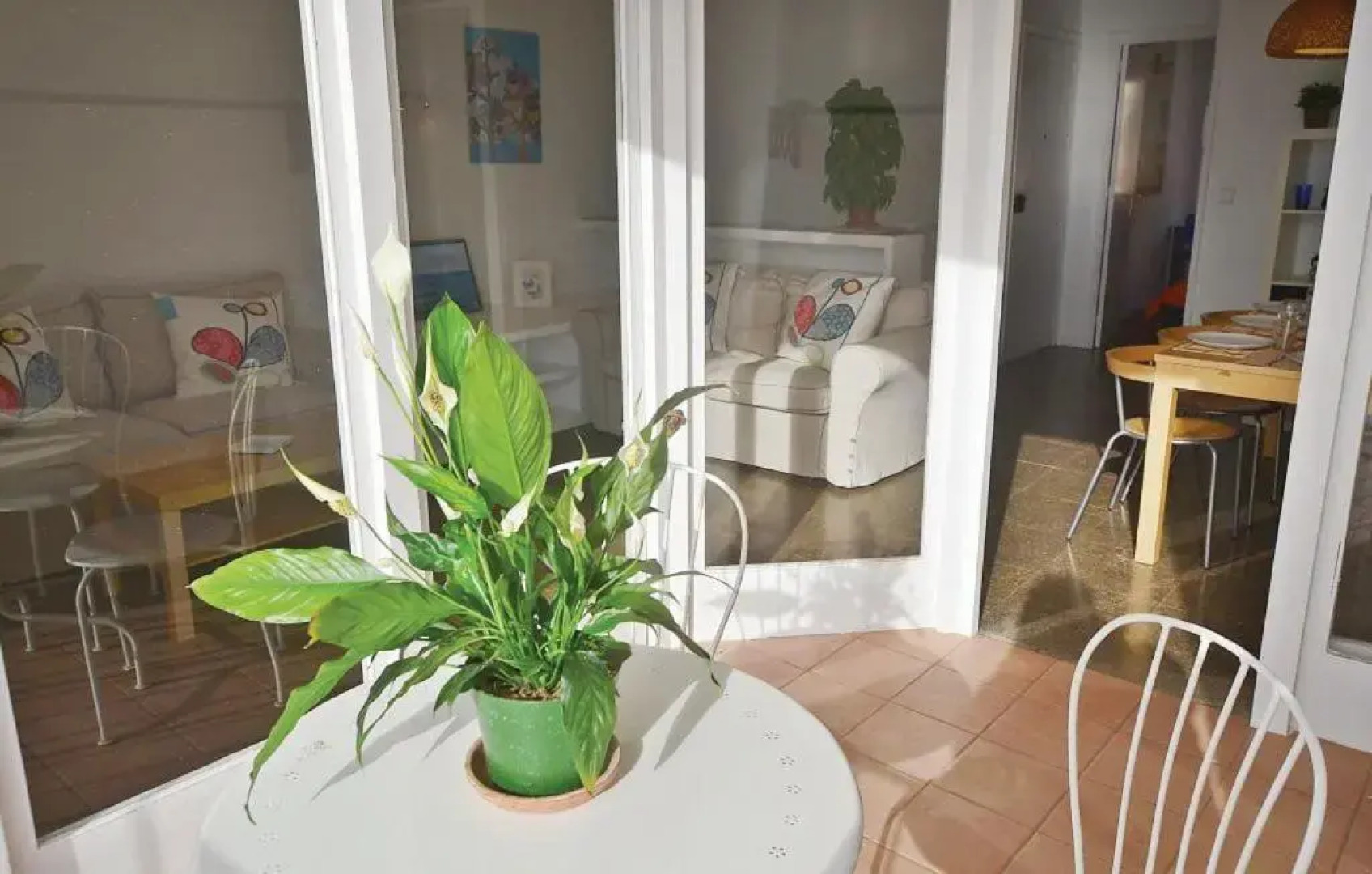 Duplex en frente de la playa al lado de Barcelona