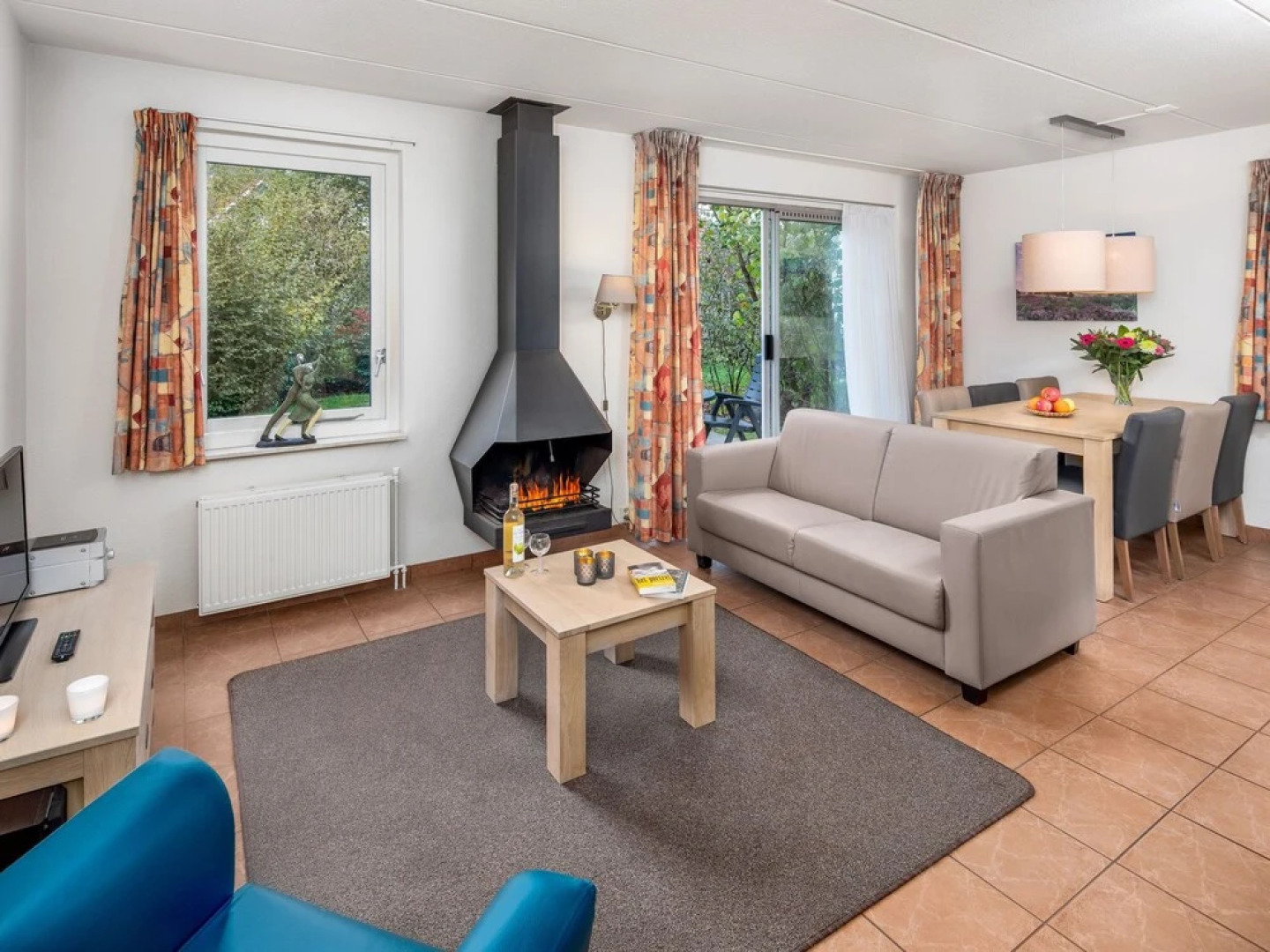 Nice Holiday Home with Fireplace Near the Drents-Friese Wold