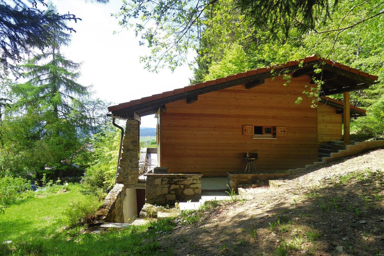 Log House in Rinchnach With Panoramic Views