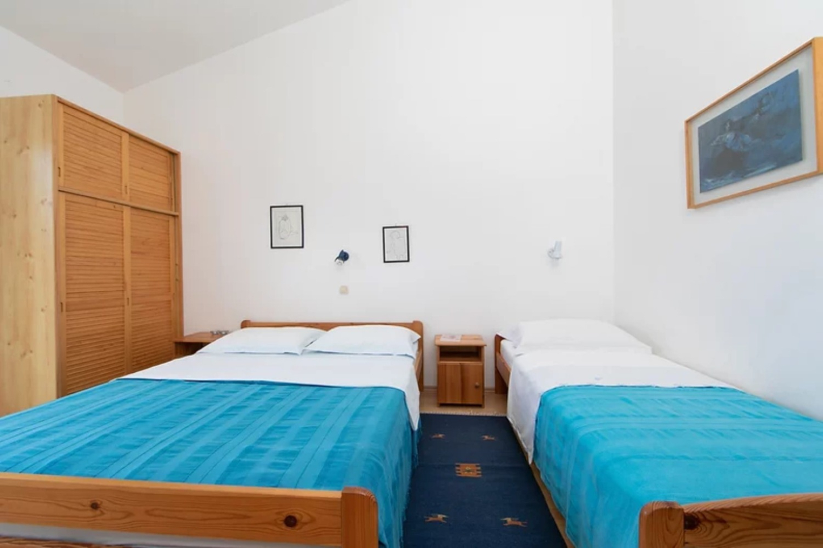 Apartment Blue - 100 m from sandy beach: A1 Igrane, Riviera Makarska