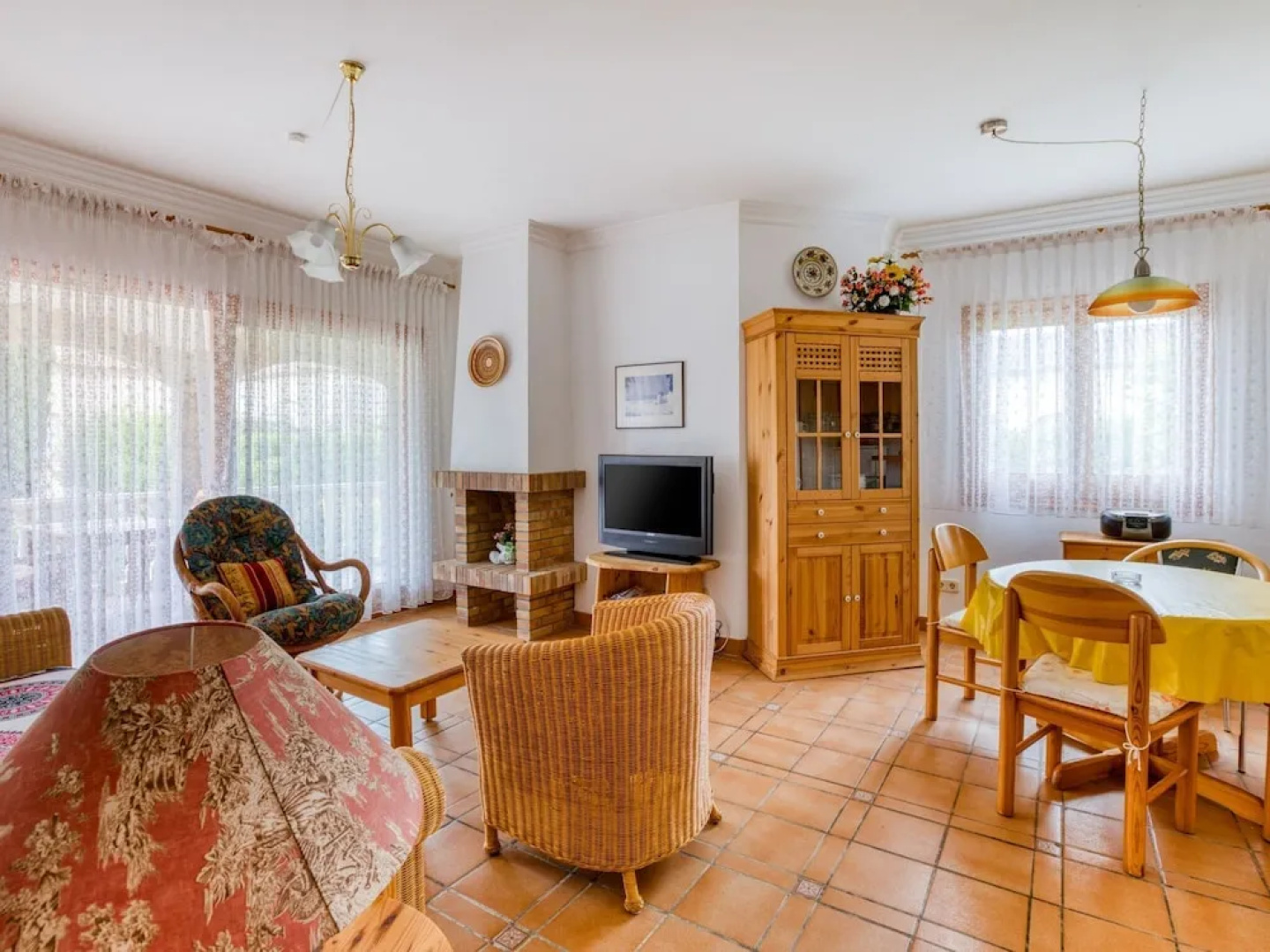 Cosy Townhouse in Vilamacolum With Shared Garden and Swimming Pool