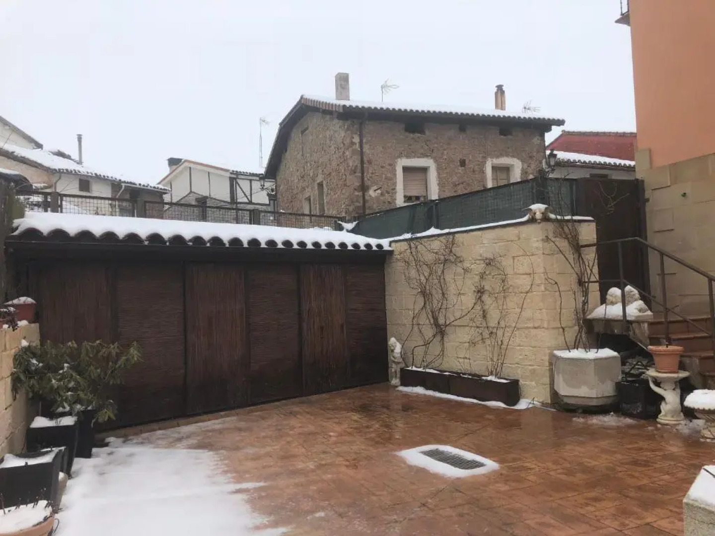 Apartamento con jardin