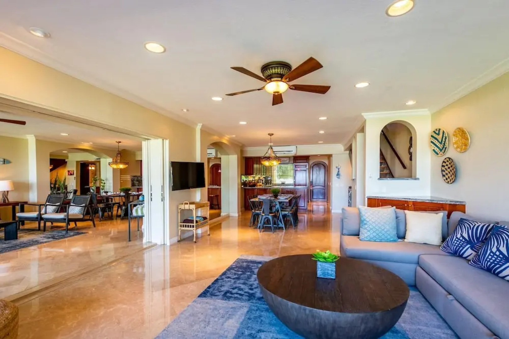 Stylish Split-Level Condo with a Shaded Terrace, Direct Beach Access, and Resort-Style Community Amenities