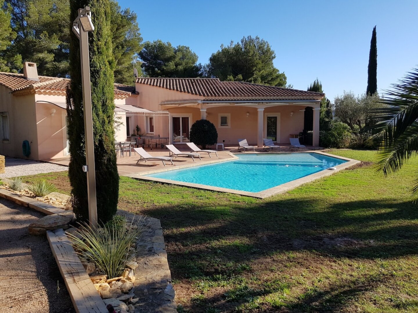 Villa Eléonore - plage à pied vue mer piscine sans vis-à-vis jardin 3600m² - Ted Home