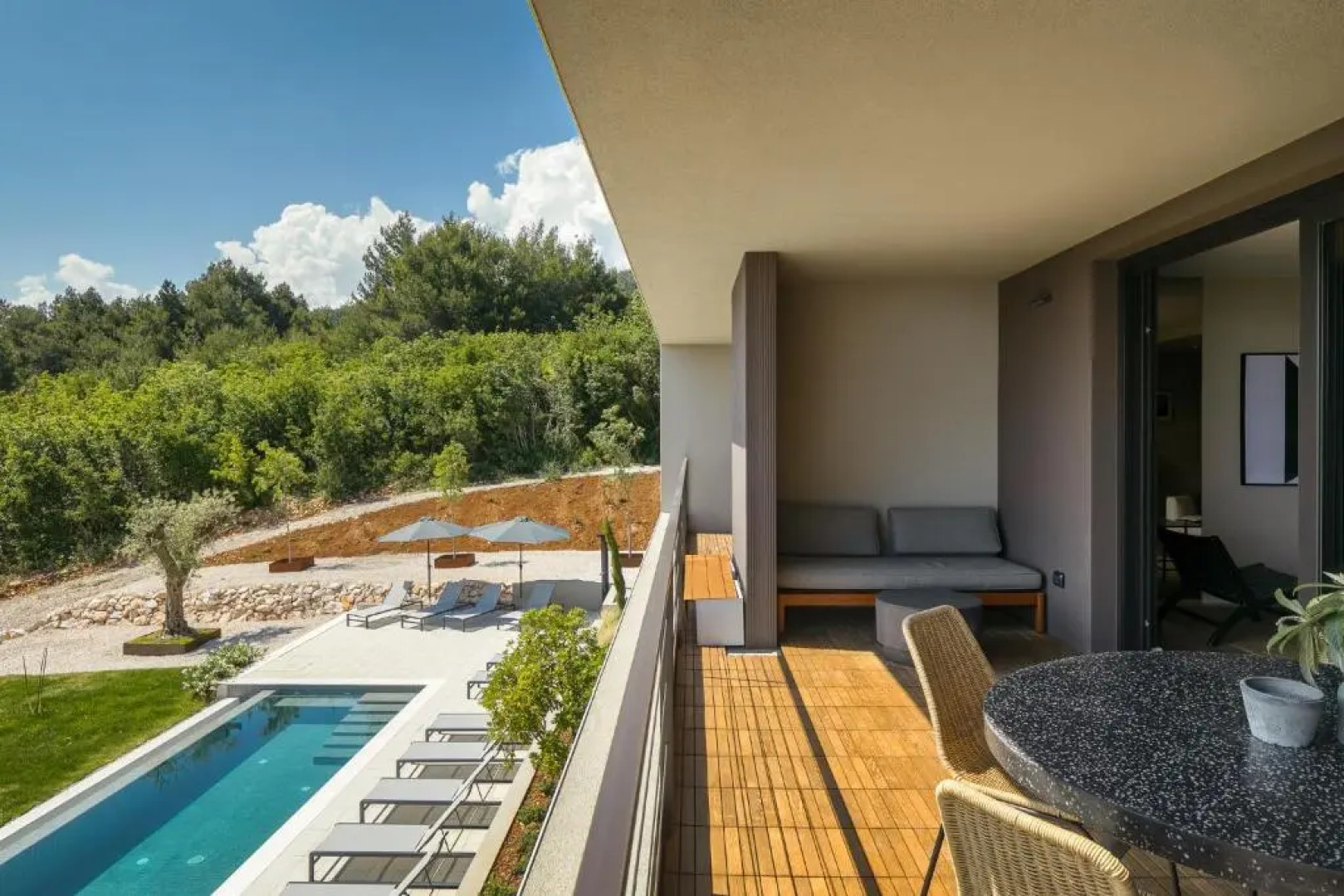 Oltremare Premium suite apartment w/pool in Rabac