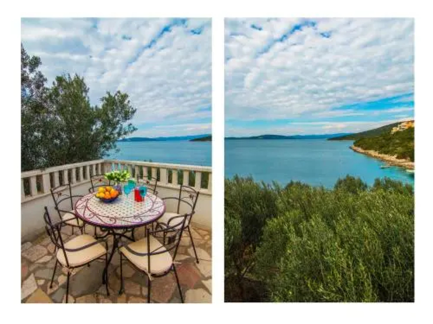 Villa Jadranka with pool and private beach