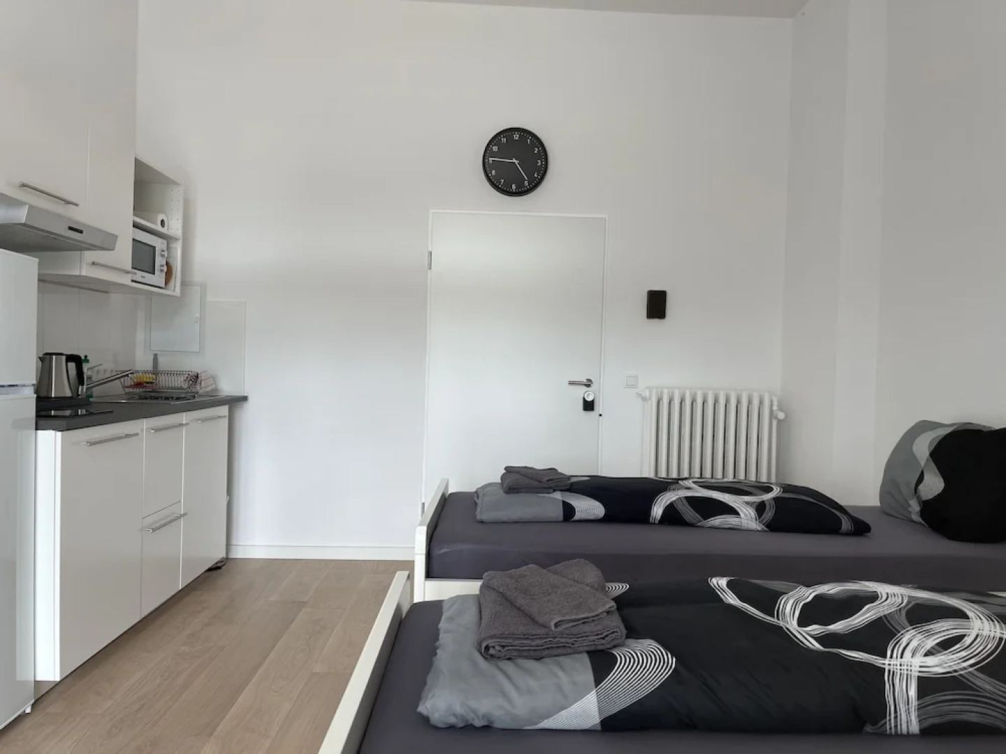 Two-bed studios for fitters