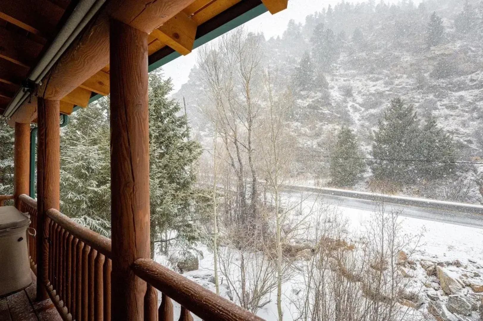 Iconic Log Cabin Escape Idaho Springs Hot Tub