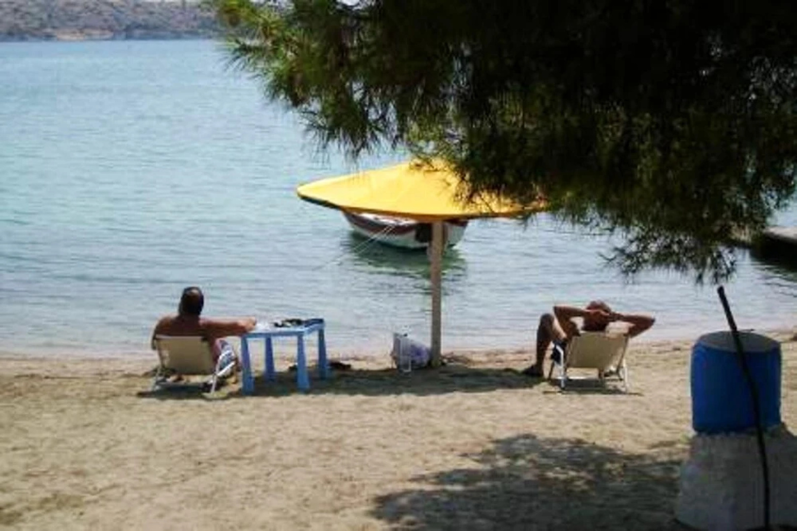 House With 3 Bedrooms in Steno, Ile de Salamine, With Wonderful sea View and Enclosed Garden - 20 m From the Beach