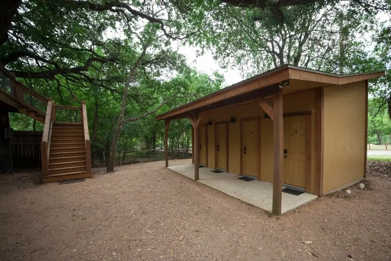 Yellow Flower Tipis 5 on Guadalupe River - Campsite