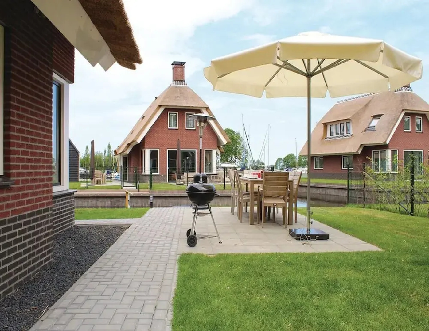 Villa in Friesland With Sauna by Water
