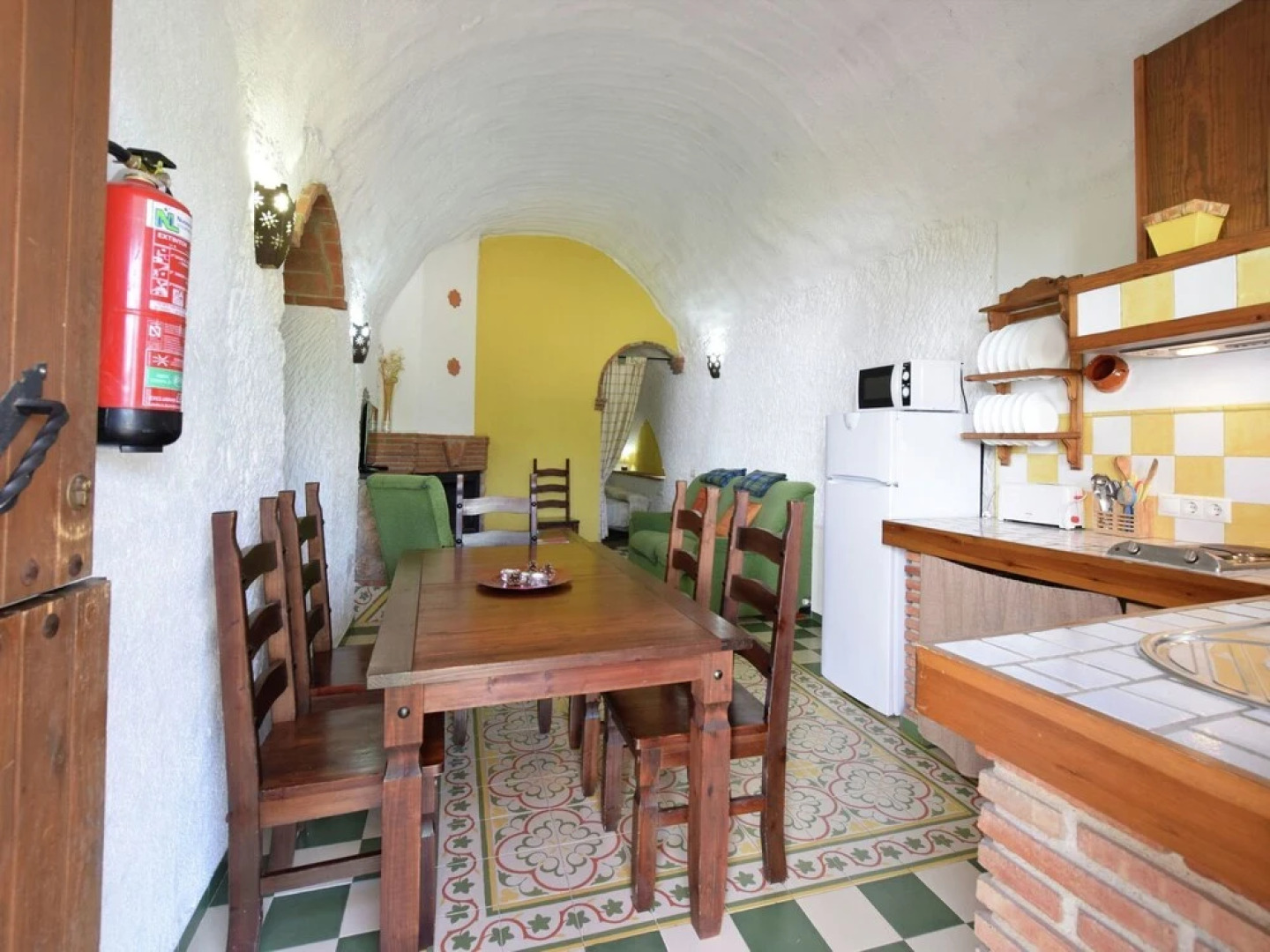 Cave House With Private Terrace on a Small Complex