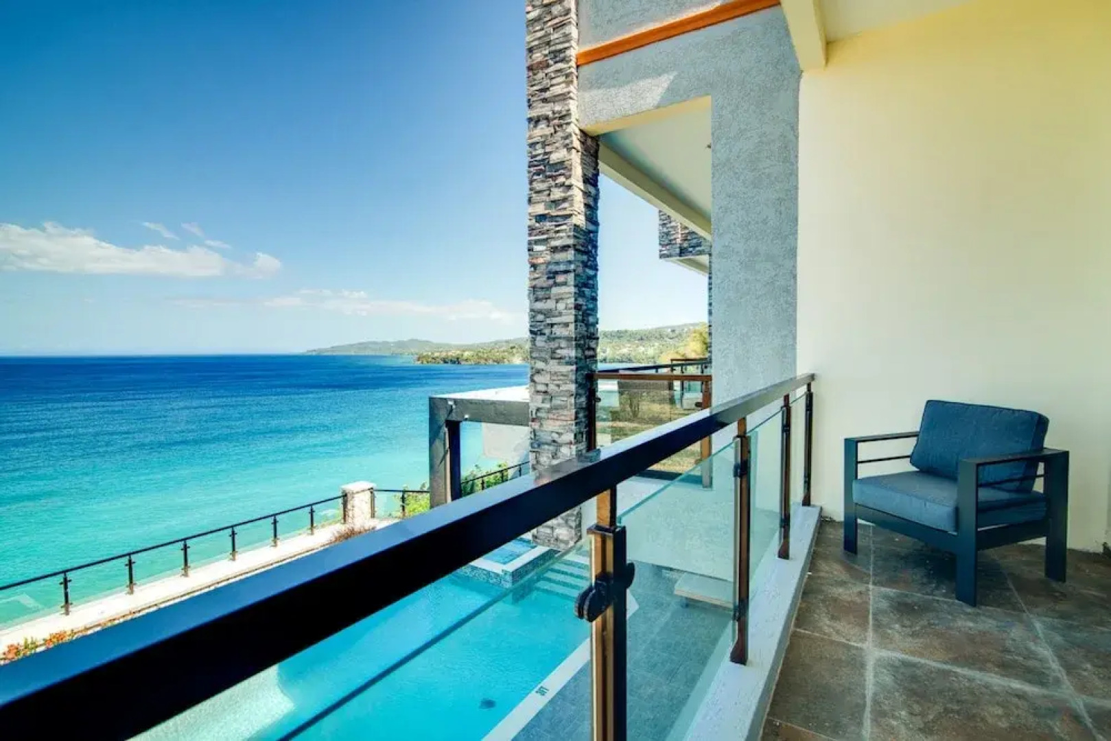 Luxury Oceanfront Villa Fully Staffed Pool Jacuzzi Movie Theatre