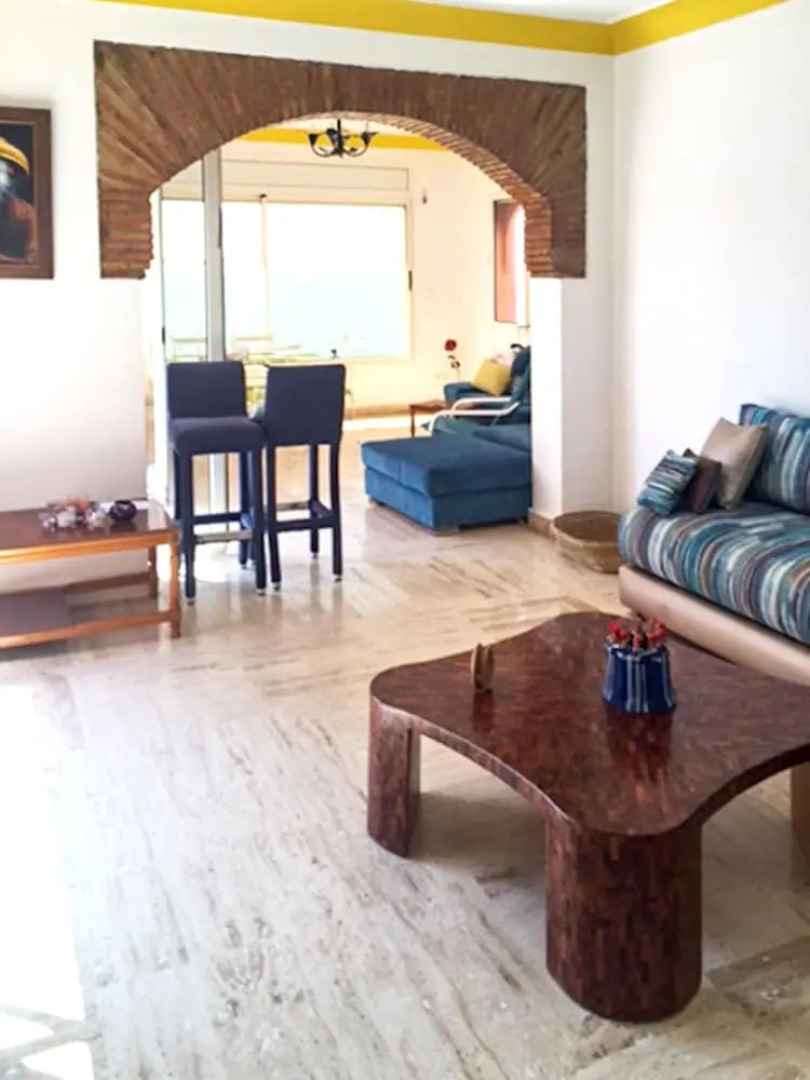 Apartment With 2 Bedrooms in Bouznika, With Wonderful sea View, Pool A