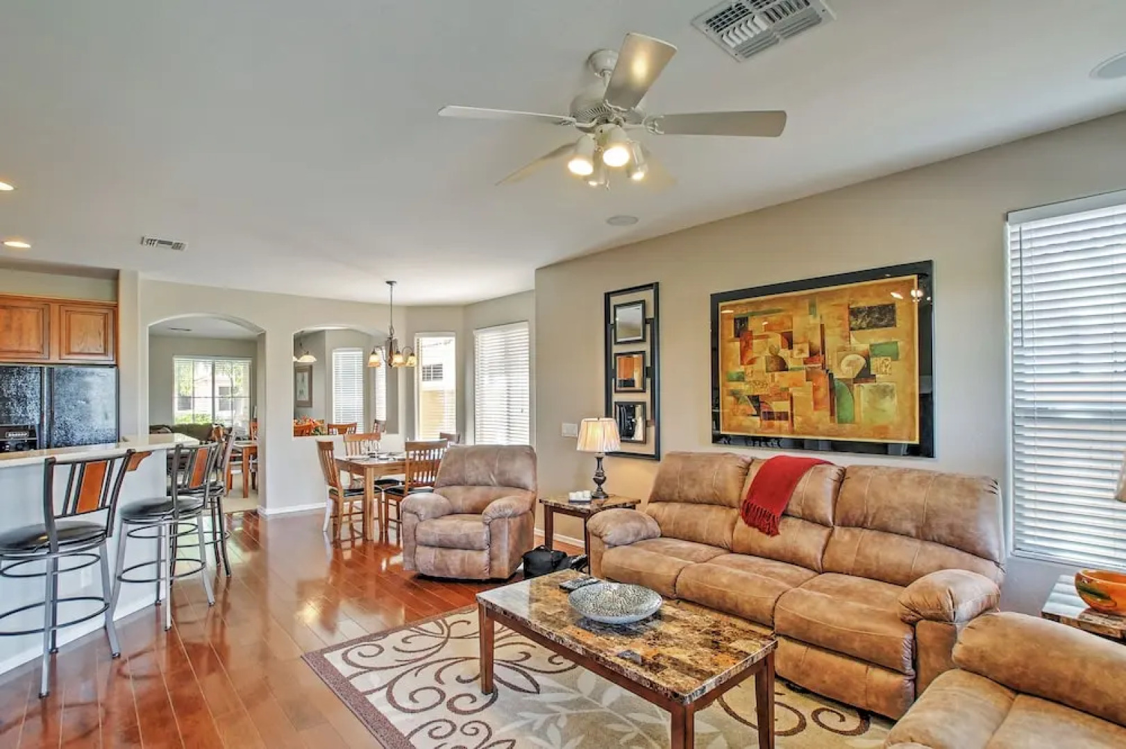 Private Pool + Golf Course View: Queen Creek Home