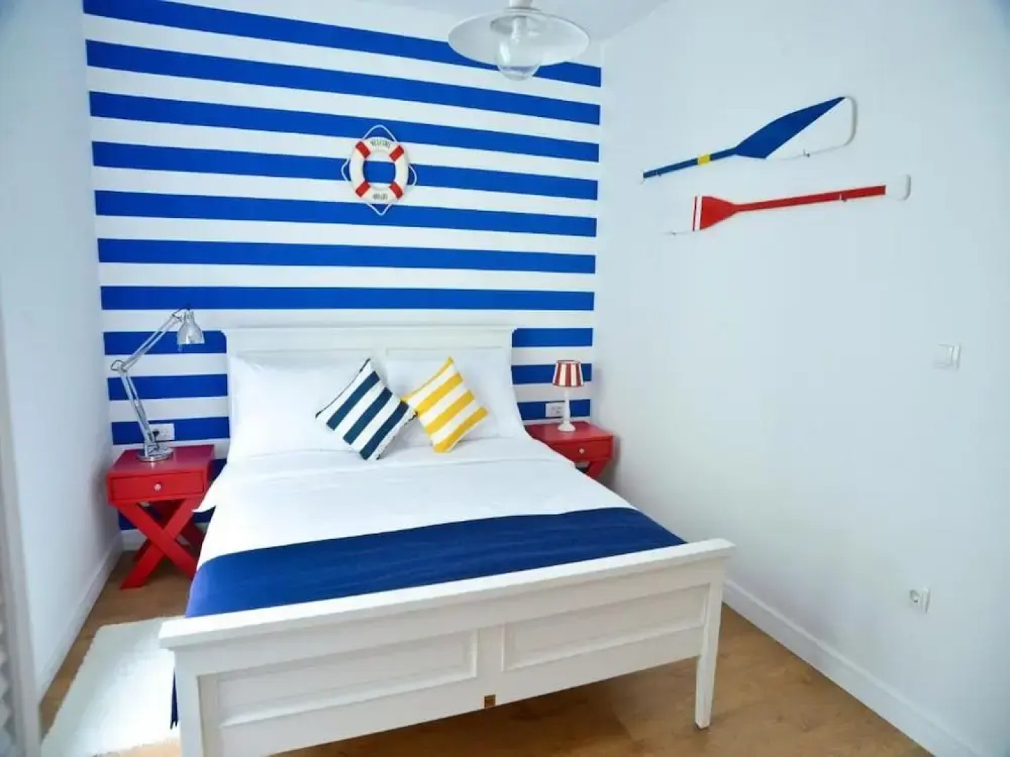 Nautical rooms in old part of the town