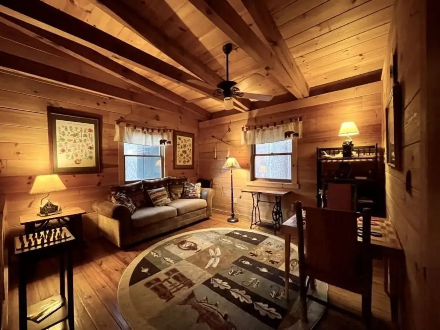 Leave the stress behind!- private hot tub, pet and motorcycle friendly, let peace and nature surround you! 2 Bedroom Home by RedAwning