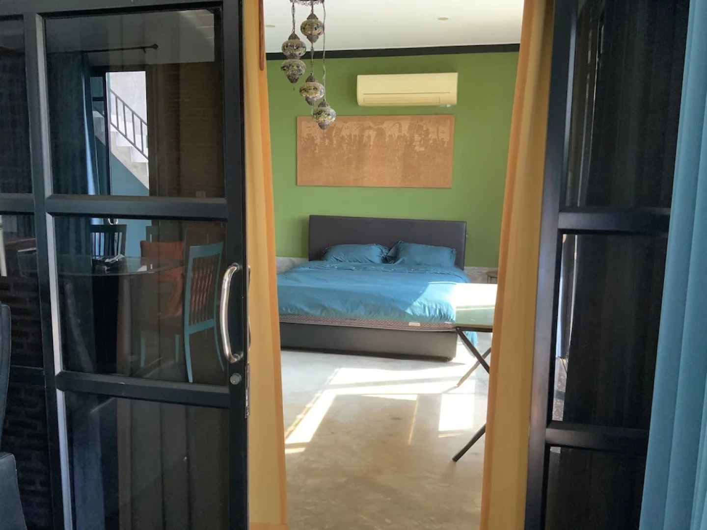 Morocco blue cafe by chilong river farm