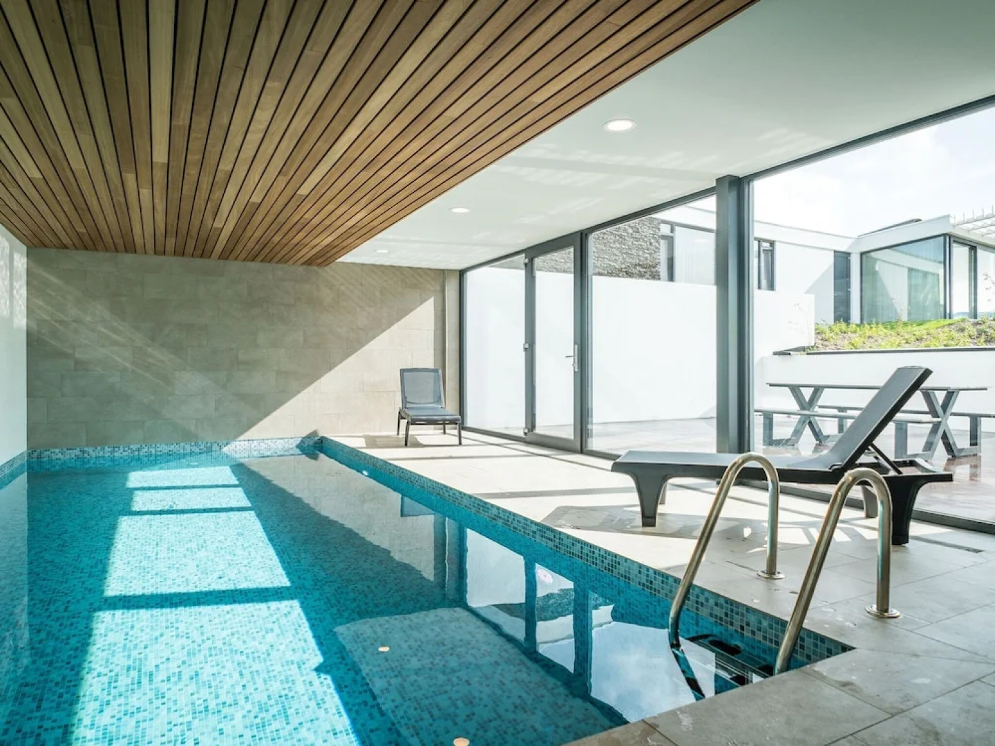 Lush Villa With Indoor Pool Near sea