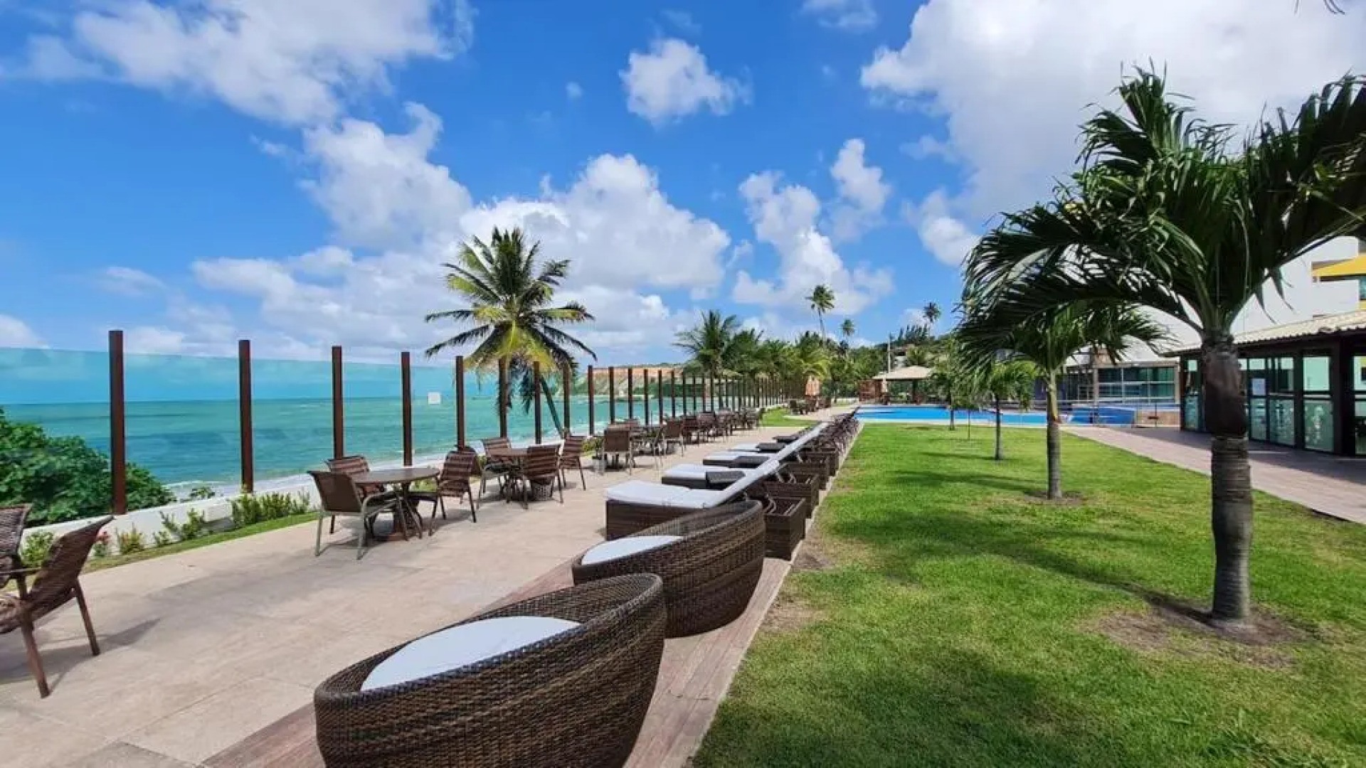 Tabatinga Residence Flat Nord Luxxor - Pé na areia